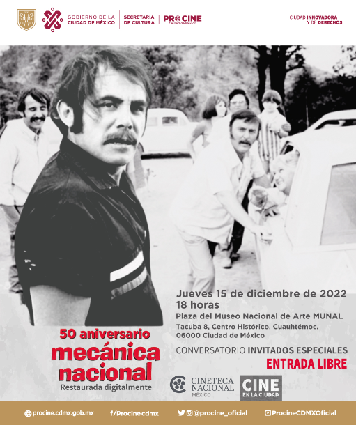 Mec&aacute;nica Nacional: Celebran 50 a&ntilde;os de la pel&iacute;cula con proyecci&oacute;n gratuita