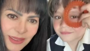 Maribel Guardia reaparece en redes sociales con su nieto