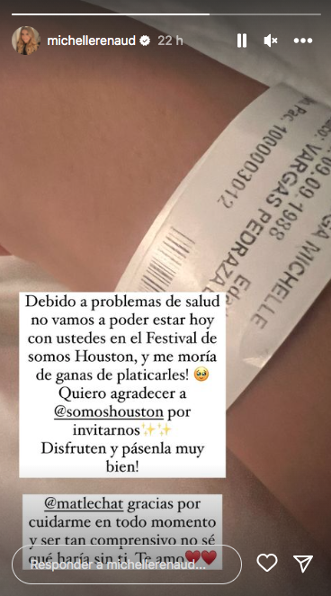 &iexcl;Michelle Renaud es hospitalizada de emergencia!