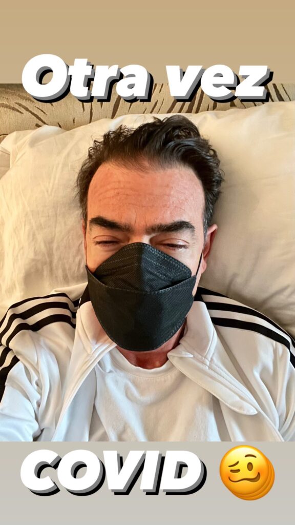 Toño Mauri vuelve a dar positivo a COVID-19