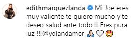 Yolanda Andrade agradece a quienes estuvieron con ella durante su recuperaci&oacute;n 