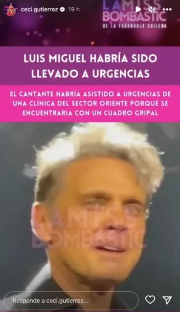 &iquest;Luis Miguel fue hospitalizado en Chile? &iexcl;Esto es lo que sabemos!