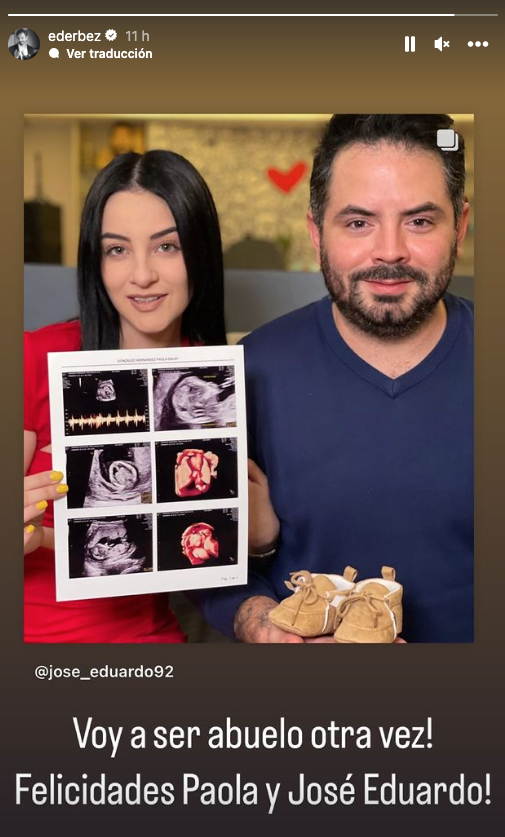 &iexcl;Jos&eacute; Eduardo Derbez se convertir&aacute; en pap&aacute; y as&iacute; reaccionaron sus pap&aacute;s al enterarse!