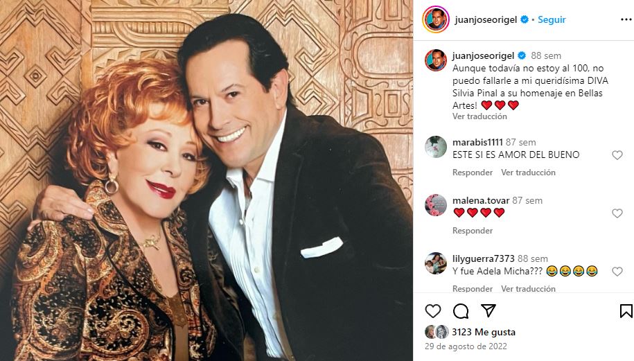 Pepillo Origel se lanza contra homenaje que realizaron a Silvia Pinal.