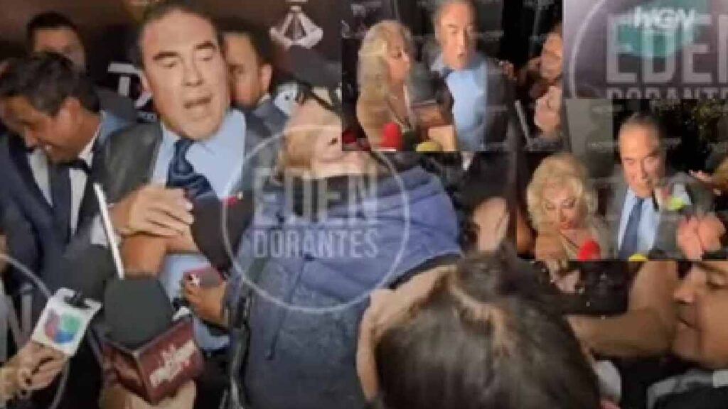 Eduardo Y&aacute;&ntilde;ez vuelve a ponerse violento con periodistas.
