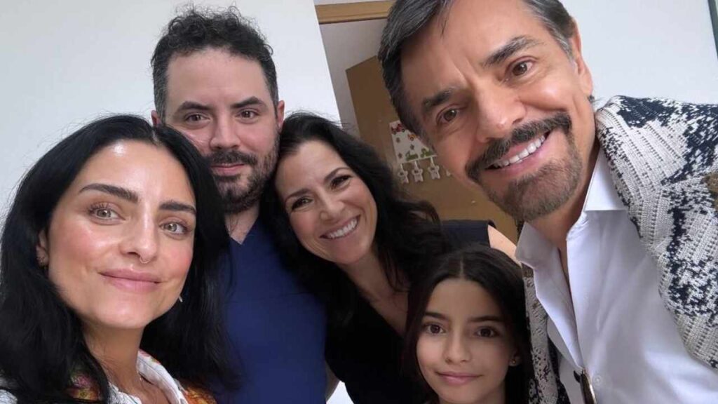 &iexcl;Eugenio Derbez y Victoria Ruffo se reencuentran por el nacimiento de su nieta!