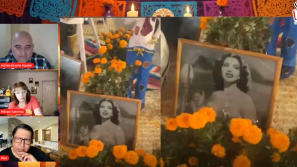 Colocan foto de María Victoria en altar del Día de Muertos y el público entra en pánico