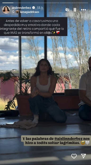 Aislinn Derbez reaparece tras fallecimiento de su mam&aacute; con desgarrador mensaje