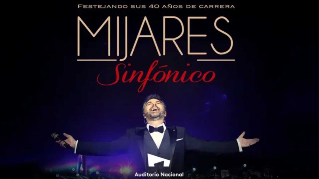 Mijares celebra 40 a&ntilde;os con concierto sinf&oacute;nico en el Auditorio Nacional