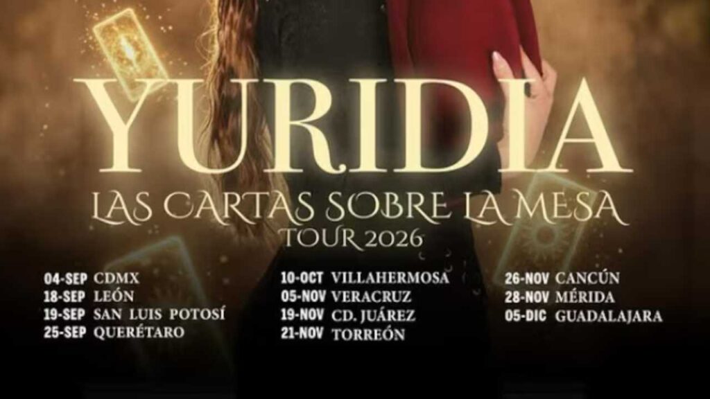 Yuridia y el impacto de &ldquo;Pa&rsquo; las cartas sobre la mesa Tour&rdquo;