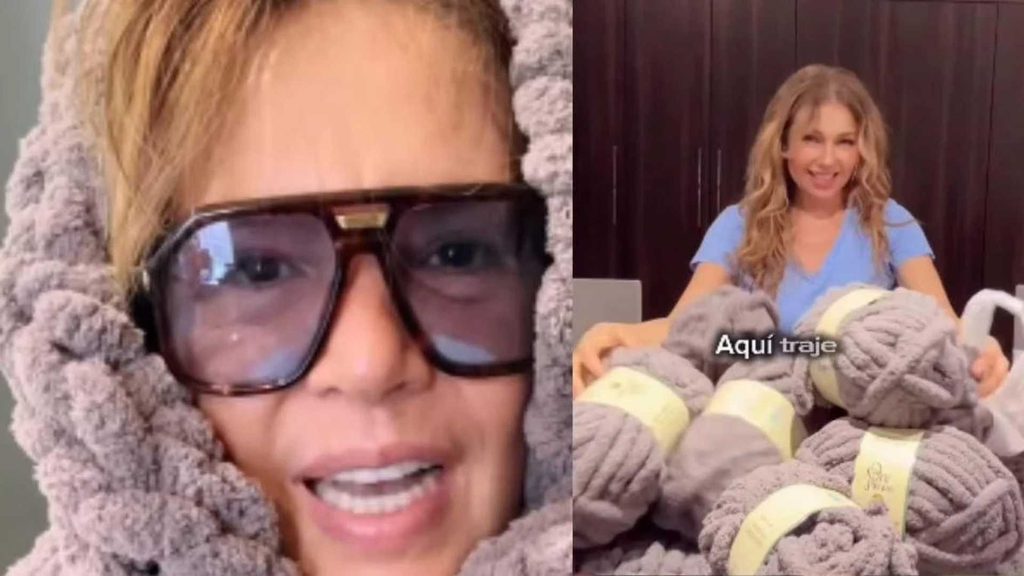 Yolanda Andrade agradece el regalo y Thal&iacute;a celebra su llegada